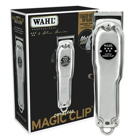 The Wahl Majic Clip Cordless Metal Hair Clipper: Your Secret Weapon for Perfectly Shaped Beards